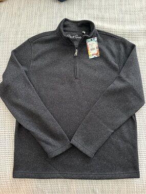 Robert Graham Men's Charcoal Quarter-Zip Sweater - NWT!